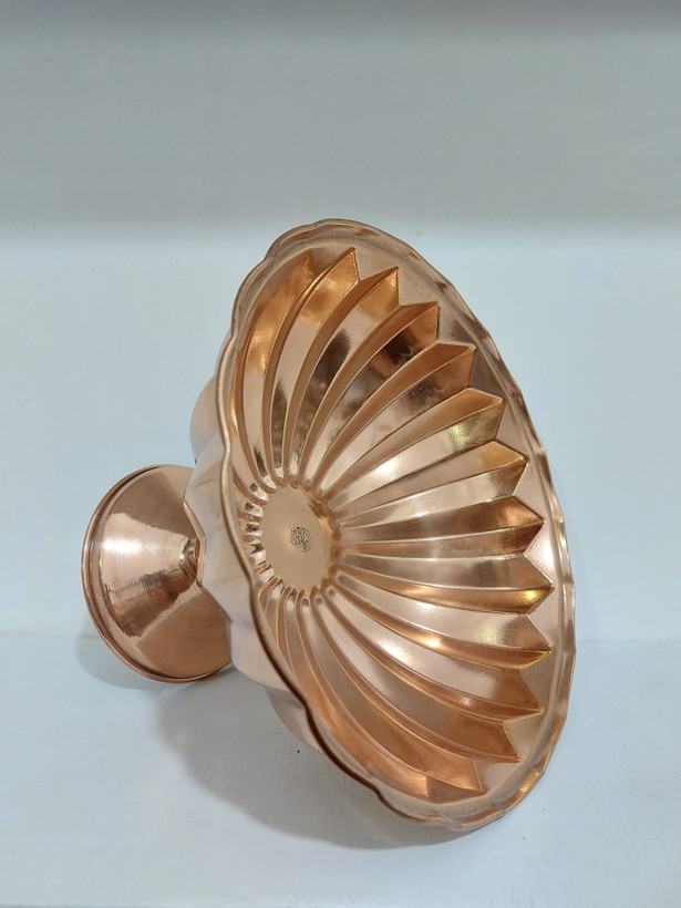 میوه خوری مسی ۳۰ سانتی طرح سلطنتی